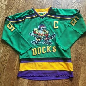 Might Ducks D-5 #96, Charlie Conway Hockey Jersey